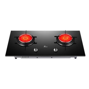 红日红外线燃气灶双灶嵌入式台式家用节能猛火灶天然气炉灶308BP