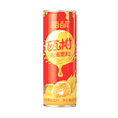 瓯萌温州瓯柑果粒饮料270ml