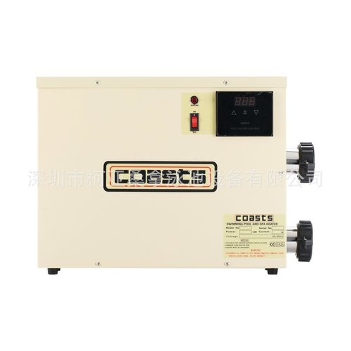 供应柯仕COASTS恒温器 5.5KW泳池恒温自动加热器水疗电加热设备
