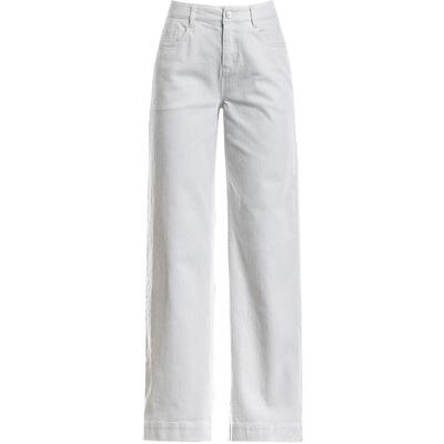 高腰含棉量高阔腿裤长裤水洗垂感