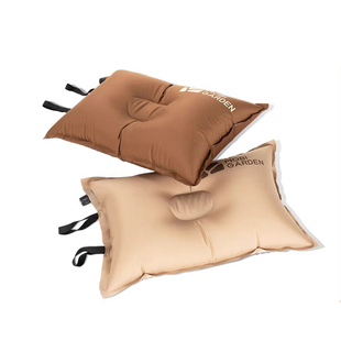 牧高笛自动充气枕头户外露营旅行枕休闲舒适便携靠枕护腰枕午睡枕