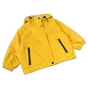 亲子装冲锋衣秋季2025新款一家三口母女装儿童风衣外套儿童春秋款