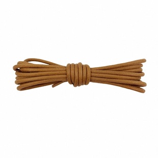 鞋带男女款圆绳打蜡黑色白色棕色耐磨防脱适用红翼皮鞋马丁靴鞋带