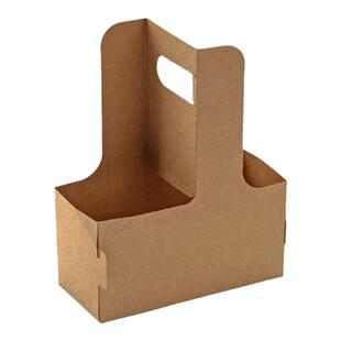 三八女神节奶茶手提花盒咖啡花束盒子鲜花花泥礼盒加厚牛皮纸盒