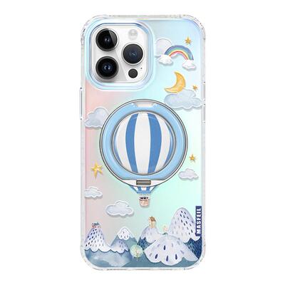 MASFEIL ×热气球之旅适用苹果17Promax手机壳新款Lo9带支架iPhone16Pro保护套ip15高级感14支点网红超薄13pm