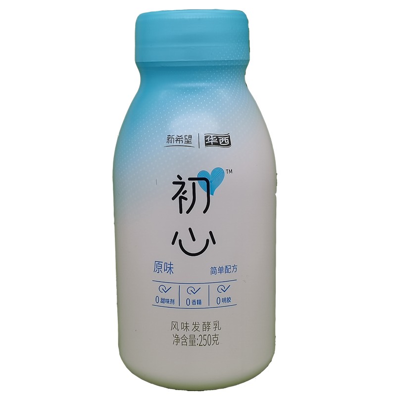 新希望华西初心原味熟酸奶250g健康营养零添加风味发酵乳冷藏包邮