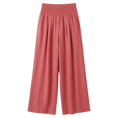 High waist casual wide leg loose trousers高腰休闲阔腿宽松裤