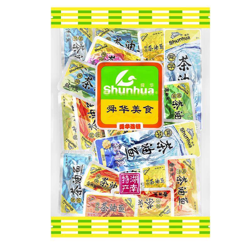 舜华茶油鱼舜华东江鱼牌香辣湖南郴州特产即食鱼块国庆礼追剧零食