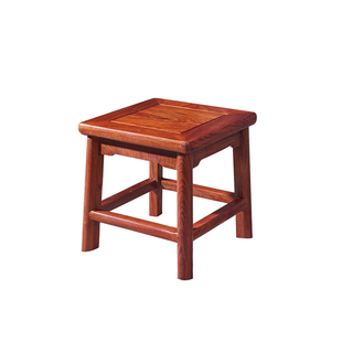 红木凳子家用小方凳客厅实木独板四方凳木凳小板凳中式儿童换鞋凳