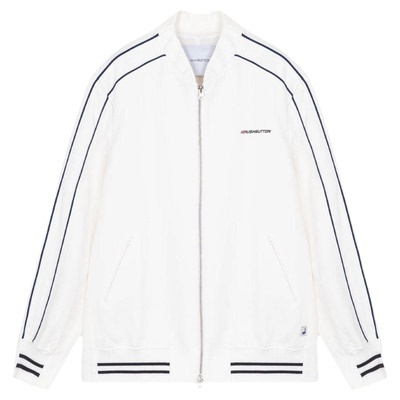 春季logo印花女士立领拉链夹克