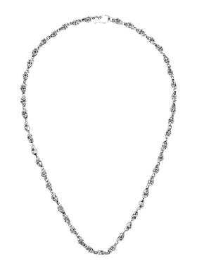 kreams925纯银骷髅项链嘻哈男女