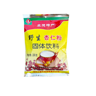 承德丰宁水星乳品 野生杏仁粉 老包装小时候味道 脱苦杏仁1袋包邮