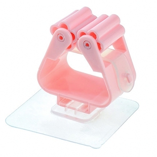 浴室卡扣拖把夹无痕挂钩承重吸盘厨房瓷砖粘贴墙面挂架塑料粘钩