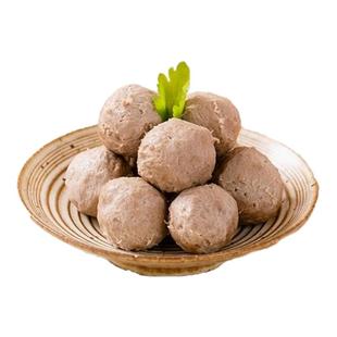 晶华鱼丸正宗潮汕手打牛肉丸汕头牛筋丸Q弹爽脆手工火锅烧烤食材