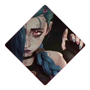 英雄联盟双城之战周边JINX金克丝挂件汽车车载香薰香片持久淡香