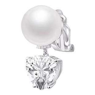 FLV精灵露珠耳夹 繁花梦境系列 轻奢时尚小众设计感百搭气质耳饰