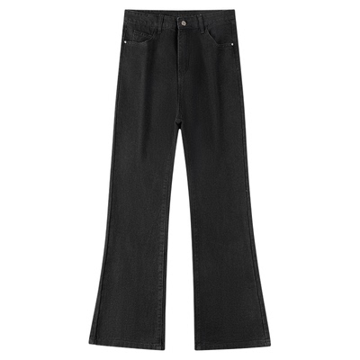 微喇显瘦牛仔裤男款秋冬加绒加厚