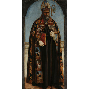 圣奥古斯丁皮耶罗·德拉·弗朗切斯卡高清油画原版作品图片素材