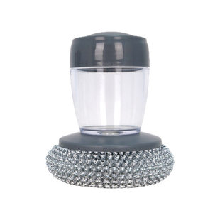 刷锅神器自动加液洗碗刷懒人按压式洗锅刷厨房专用钢丝球清洁刷子