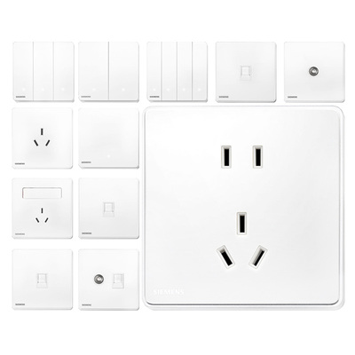 西门子开关插座五孔86型睿智睿致