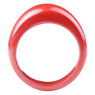 红色朱砂戒指女款本命年情侣饰品中式复古无名指中指扳指指环礼物