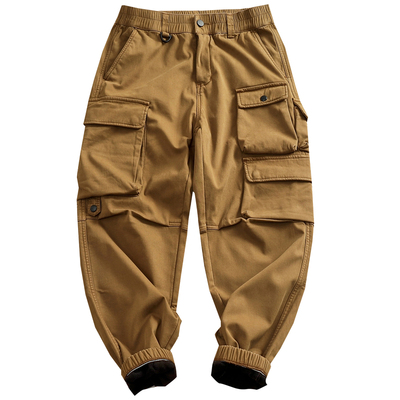 美式工装裤男潮牌秋冬加绒加厚