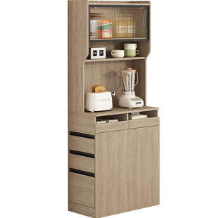 新款餐边柜高岛台一体餐厅靠墙电器柜厨房岩板餐桌储物边柜6G376