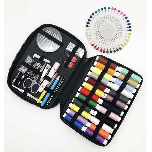 跨境亚马逊手提包款便携针线盒套装家居组合针线包缝纫缝补包工具