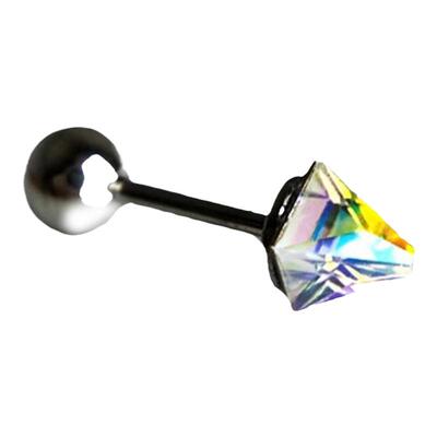 冷淡风幻彩极光冰山造型施家耳钉