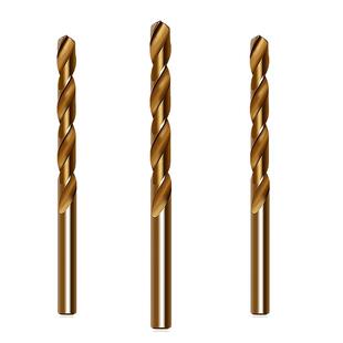 M35含钴钻麻花钻头打铁板材金属不锈钢专用钻头HSS高硬度黄色耐用