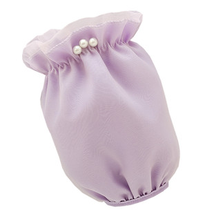 韩版袖套女生防污耐脏袖头短款纯色洋气护袖秋冬季学生羽绒服手袖