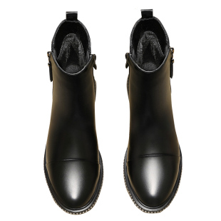 马丁靴女鞋英伦风2025冬季新款短靴平底韩版百搭加绒棉鞋春秋单靴