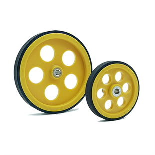 计米轮编码器轮包胶轮橡胶轮 喷码机同步器轮子包邮 厂家直销