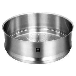 双立人蒸笼蒸屉家用加厚24cm不锈钢蒸架蒸笼屉蒸锅蒸格汤锅煎锅用