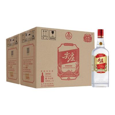 红盖尖庄588ml*12瓶白酒纯粮食酒