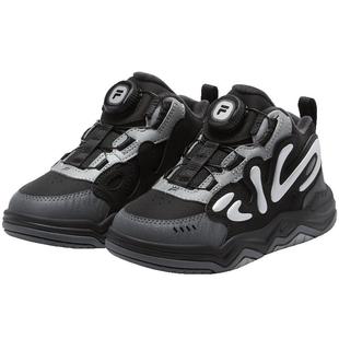 FILA KIDS斐乐童鞋儿童棉鞋2025冬季新款男女小童旋钮加绒运动鞋