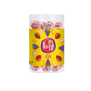 真知棒棒糖瓶装混合什锦橙子味棒棒糖儿童学生糖果批发瓶装