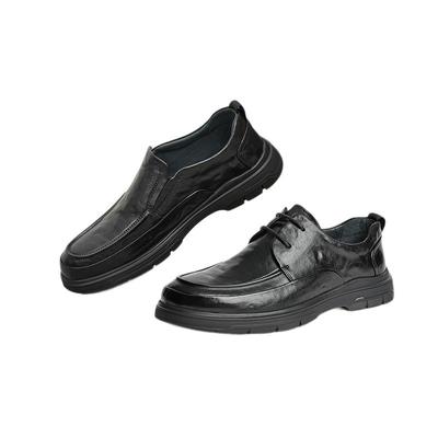 森达男鞋秋冬牛皮真皮休闲皮鞋