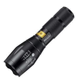 E17双紫光验钞灯紫外线变焦手电筒便携机器荧光剂检测灯UV手电