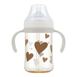 膳魔师foogo巧虎联名PPSU吸管水杯宽口径1岁以上防胀气直饮奶瓶