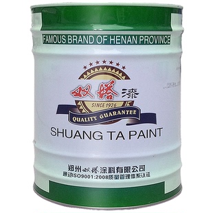 双塔醇酸调和漆高亮光面漆金属木器机械大门护栏装饰调合白色油漆