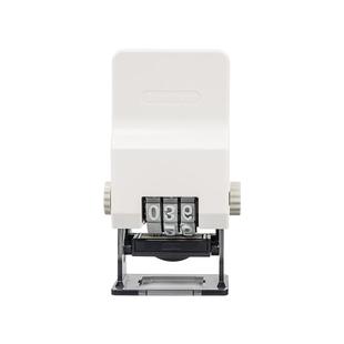 日本进口旗牌Shachihata号码机跳号编码机自动回墨页三位日期页码编号跳码序号数字打号器号码章打码机带油墨