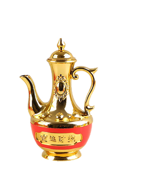 塑料拜拜红色小酒杯过年拜神潮汕拜老爷水杯茶杯酒壶祭祖佛堂供具