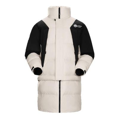 熊猫中长款羽绒骆驼三防