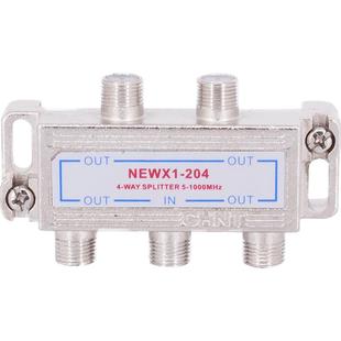 正泰有线电视分配器一分四闭路电视信号分配器一进四出分支器204A