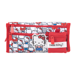 广博三丽鸥笔袋女孩hellokitty铅笔袋高颜值ins风铅笔盒凯蒂猫文具袋女孩版文具盒女孩款糖果色笔袋女小学生