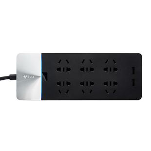 公牛插座家用抗电涌接线板防雷过载保护电源插排插板独立开关3米