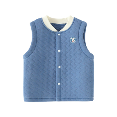 女童马甲夹棉秋冬季保暖加厚外套