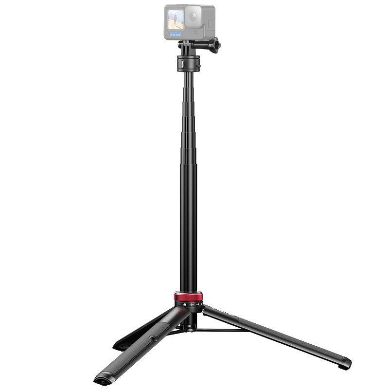 Ulanzi优篮子 1.4米磁吸快拆三脚架适用DJI大疆Action5pro/4/3手持杆gopro运动相机自拍杆延长杆