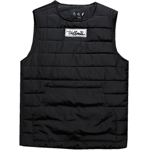 马甲男吃鸡二级甲防弹背心修身无袖坎肩羽绒棉衣白鹤大人同款马夹